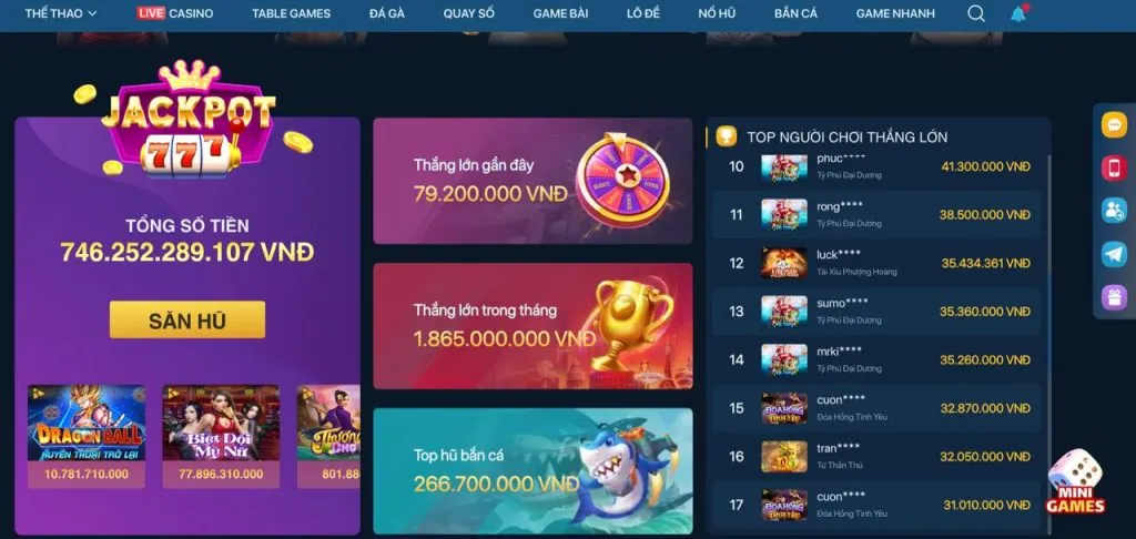 Game Nổ Hũ 98win